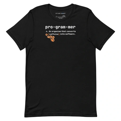 Picture of CONVERT CAFFEINE INTO SOFTWARE SHIRT