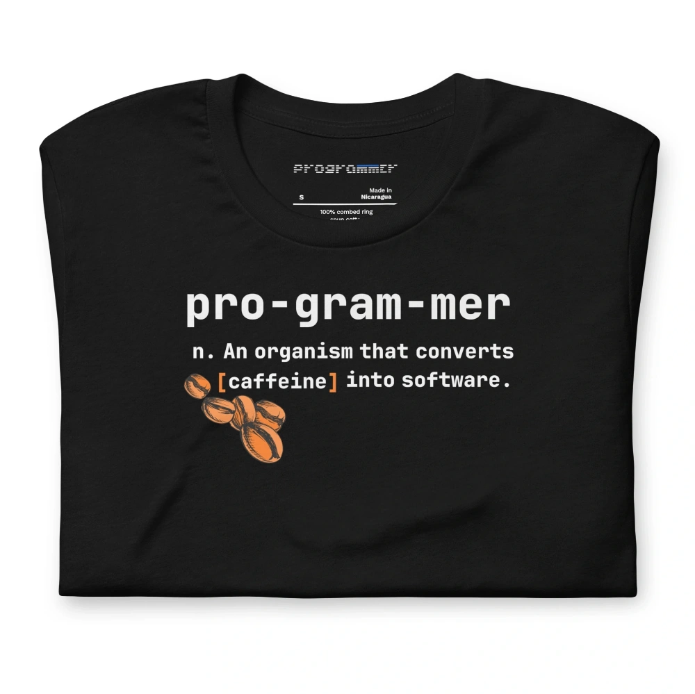 Picture of CONVERT CAFFEINE INTO SOFTWARE SHIRT