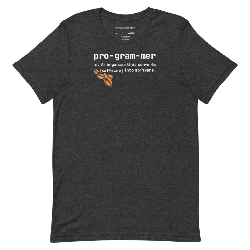 Picture of CONVERT CAFFEINE INTO SOFTWARE SHIRT