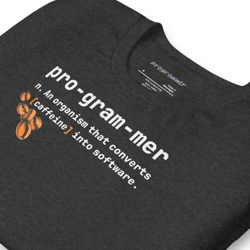 Picture of CONVERT CAFFEINE INTO SOFTWARE SHIRT