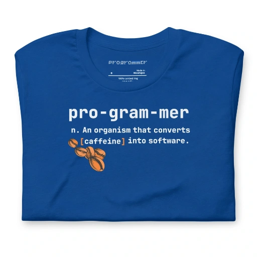 Picture of CONVERT CAFFEINE INTO SOFTWARE SHIRT