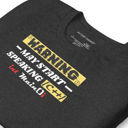 Picture of May start speaking C++ Shirt