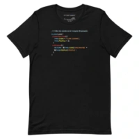 Picture of I Like To Code And Maybe Three People Tee