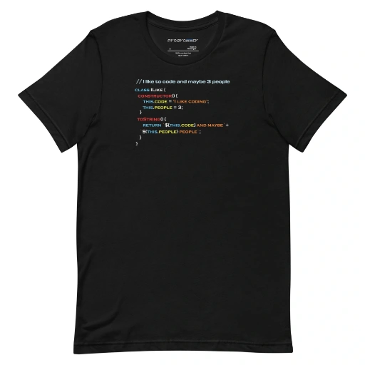 Picture of I Like To Code And Maybe Three People Tee