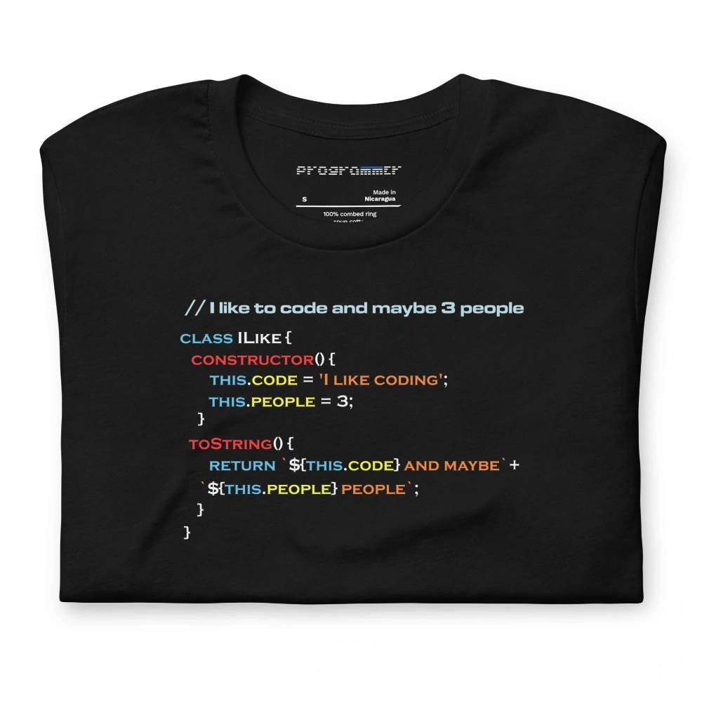 Picture of I Like To Code And Maybe Three People Tee