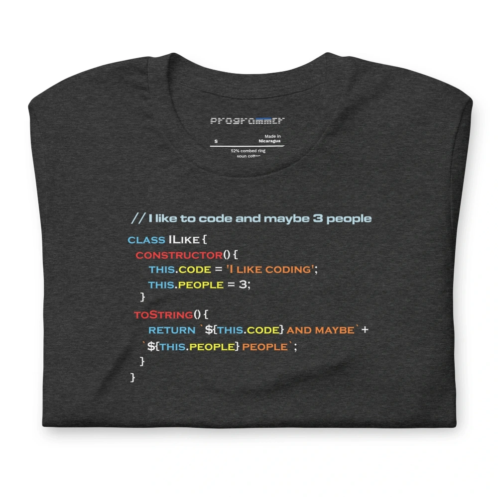 Picture of I Like To Code And Maybe Three People Tee
