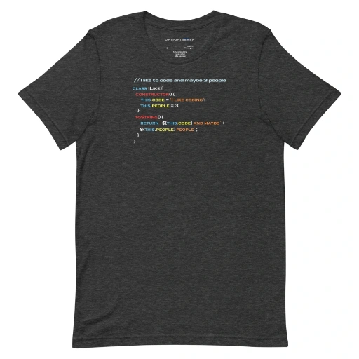 Picture of I Like To Code And Maybe Three People Tee