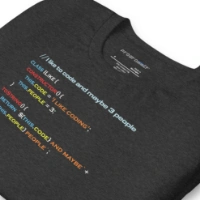 Picture of I Like To Code And Maybe Three People Tee