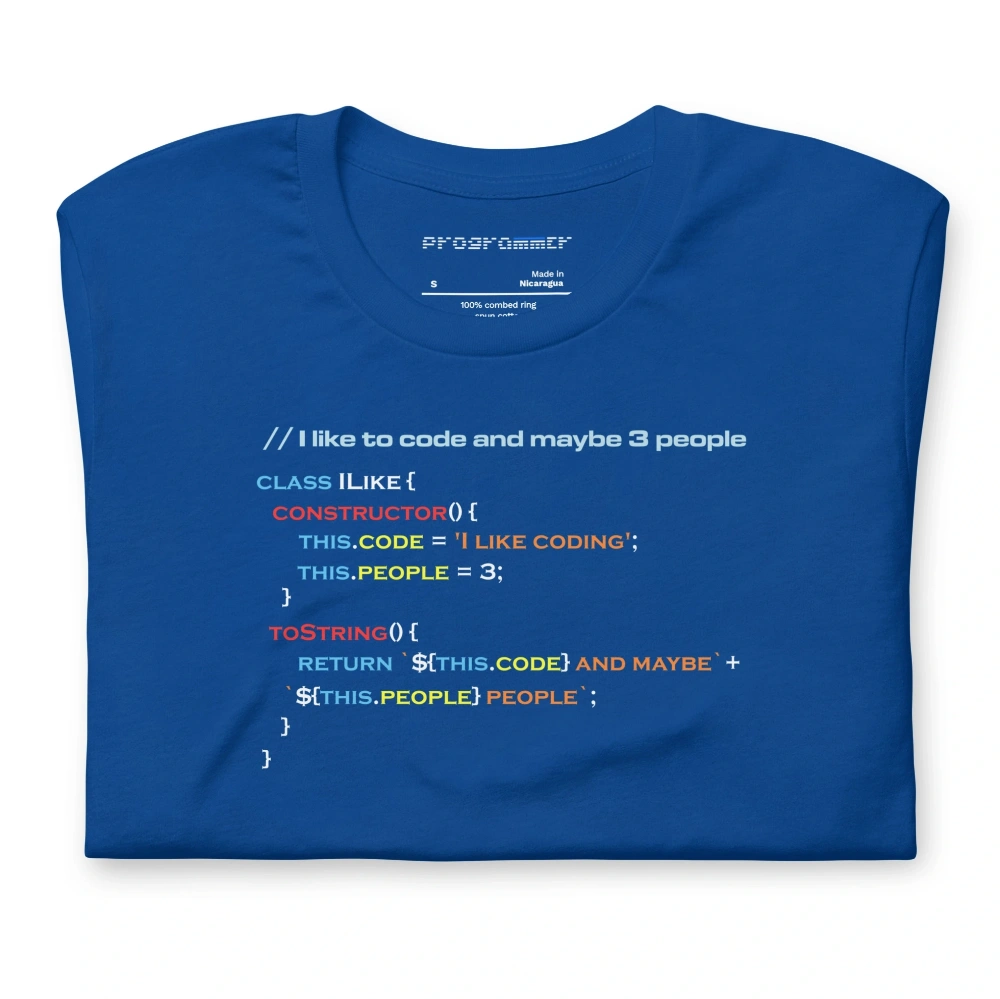 Picture of I Like To Code And Maybe Three People Tee