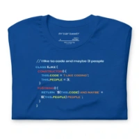 Picture of I Like To Code And Maybe Three People Tee