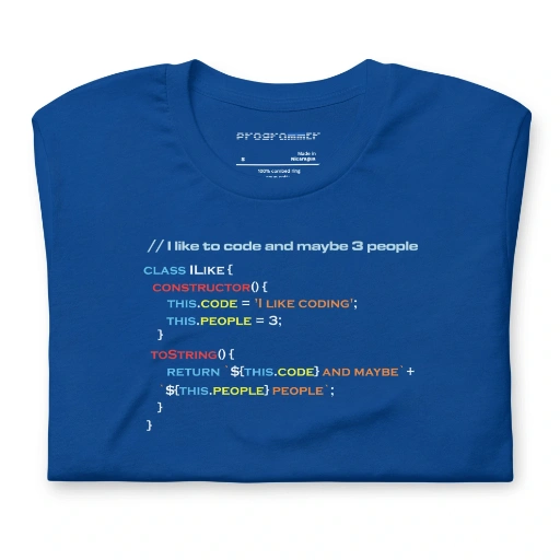 Picture of I Like To Code And Maybe Three People Tee