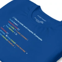 Picture of I Like To Code And Maybe Three People Tee