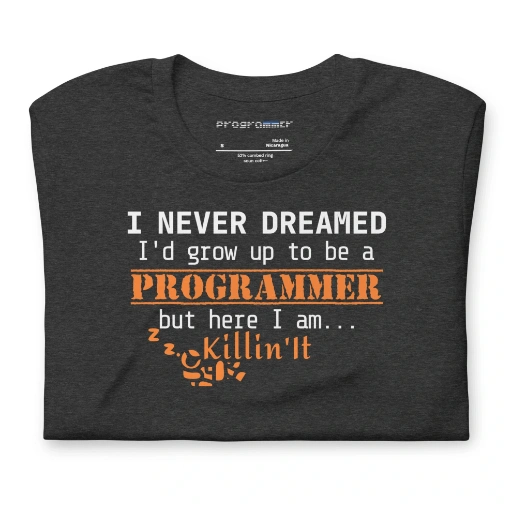 Picture of I Never Dreamed To Be A Programmer Shirt