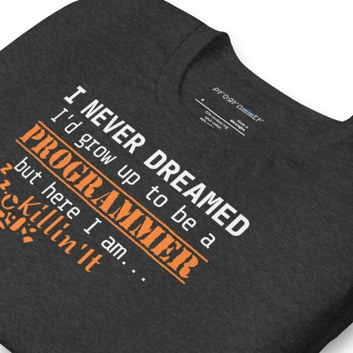 Picture of I Never Dreamed To Be A Programmer Shirt