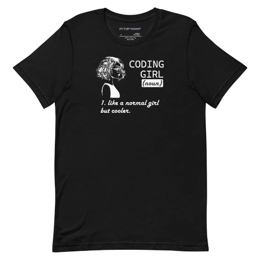 Picture of Cool Coding Girl Shirt