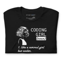 Picture of Cool Coding Girl Shirt