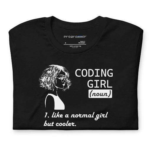 Picture of Cool Coding Girl Shirt