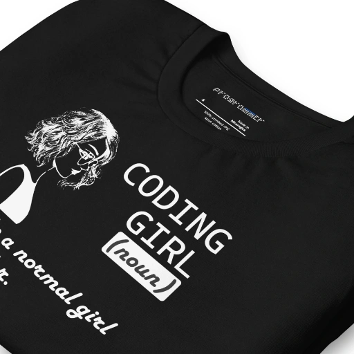 Picture of Cool Coding Girl Shirt