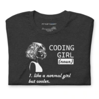 Picture of Cool Coding Girl Shirt