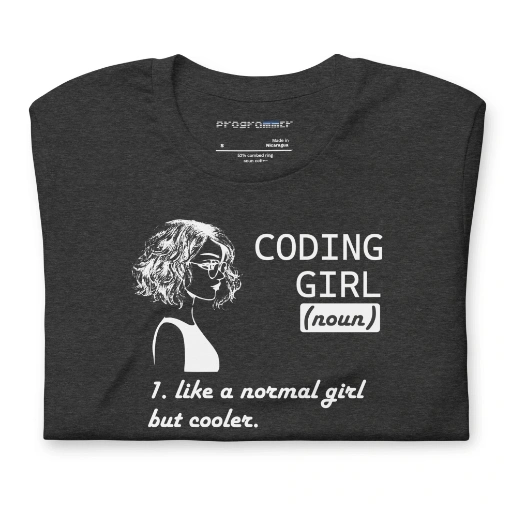 Picture of Cool Coding Girl Shirt