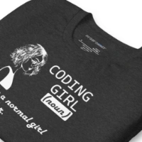Picture of Cool Coding Girl Shirt