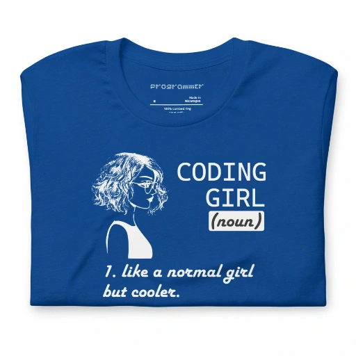 Picture of Cool Coding Girl Shirt