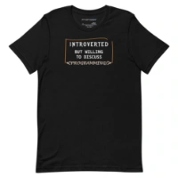 Picture of Introverted But Willing To Discuss Programming Shirt