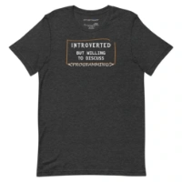 Picture of Introverted But Willing To Discuss Programming Shirt