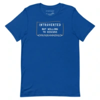 Picture of Introverted But Willing To Discuss Programming Shirt