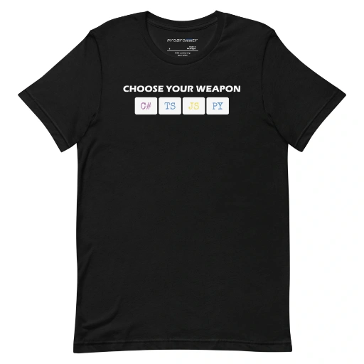 Picture of Choose Your Weapon Shirt