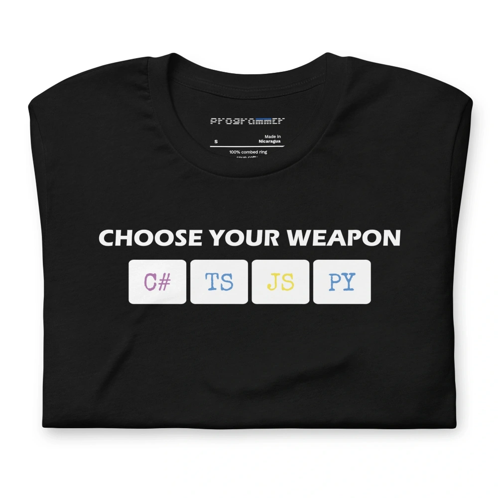 Picture of Choose Your Weapon Shirt