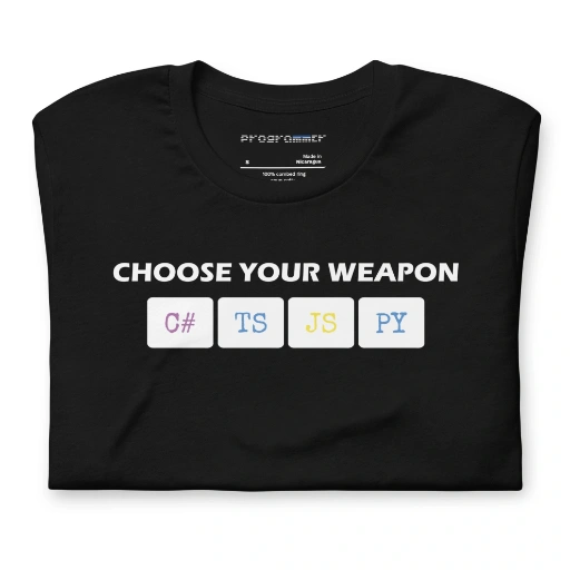 Picture of Choose Your Weapon Shirt