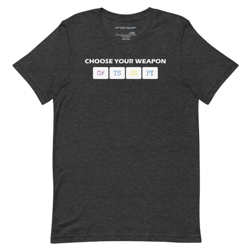 Picture of Choose Your Weapon Shirt