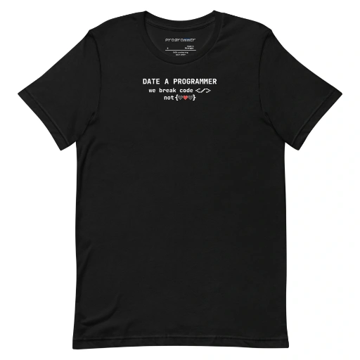 Picture of Date A Programmer Shirt