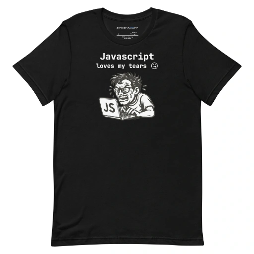 Picture of JavaScript Loves My Tears Shirt