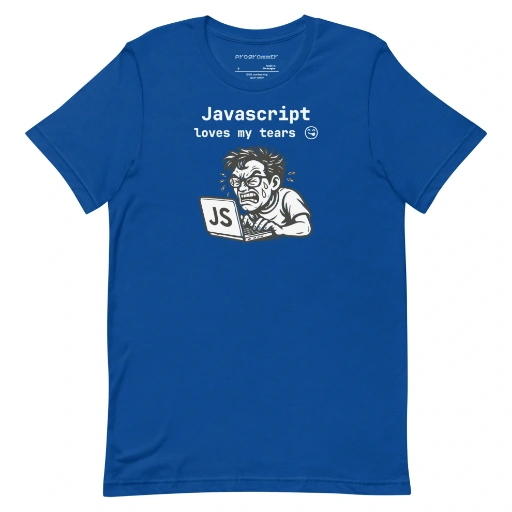 Picture of JavaScript Loves My Tears Shirt