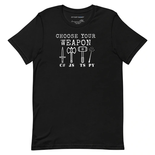 Picture of Choose Your Weapon Shirt