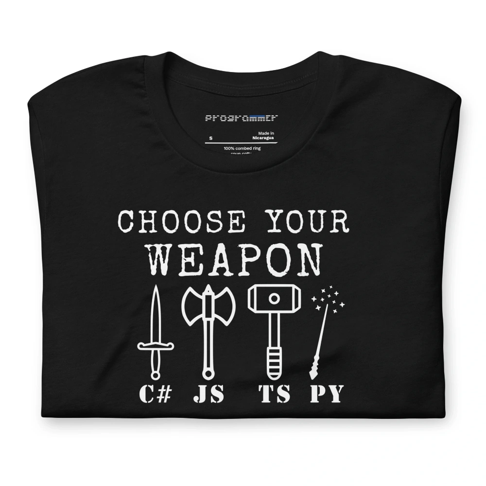 Picture of Choose Your Weapon Shirt