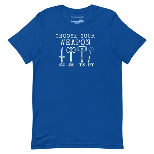 Picture of Choose Your Weapon Shirt