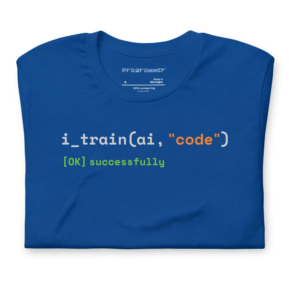 Picture of I Train Ai To Code Shirt