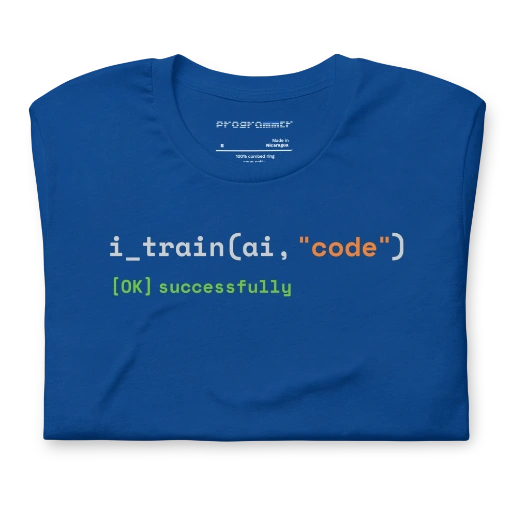 Picture of I Train Ai To Code Shirt