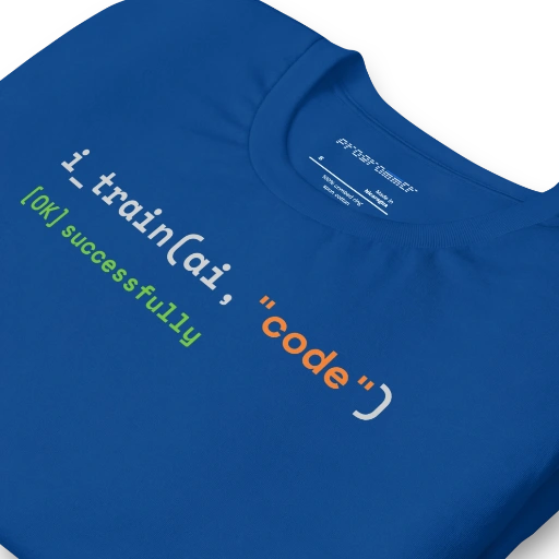 Picture of I Train Ai To Code Shirt