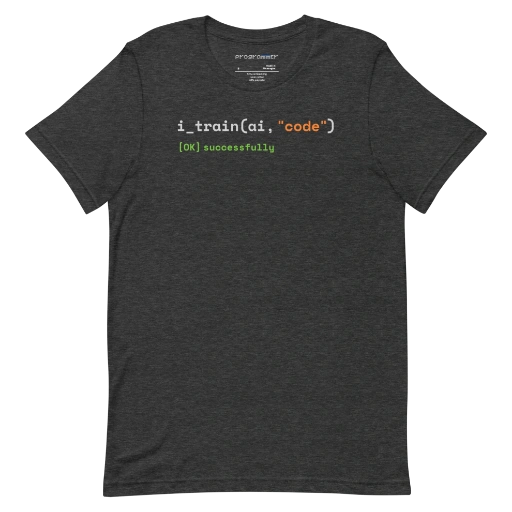 Picture of I Train Ai To Code Shirt