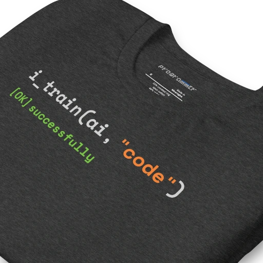 Picture of I Train Ai To Code Shirt