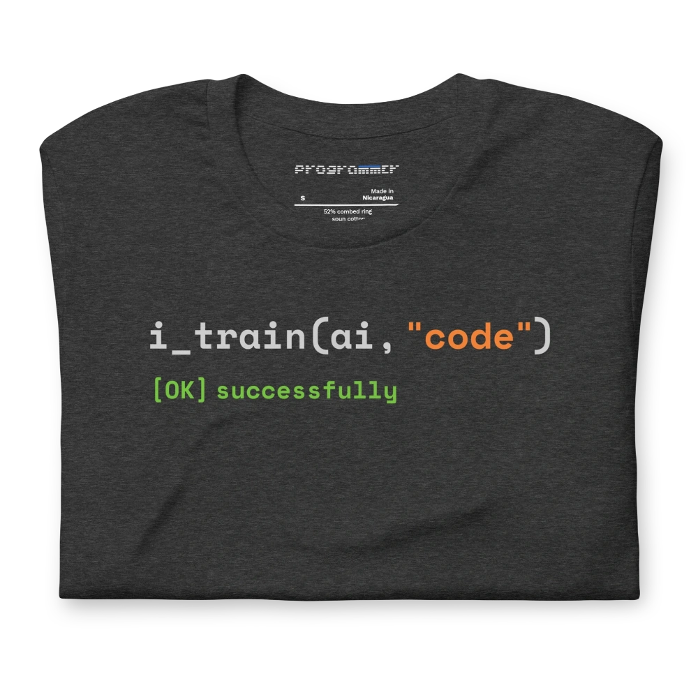 Picture of I Train Ai To Code Shirt