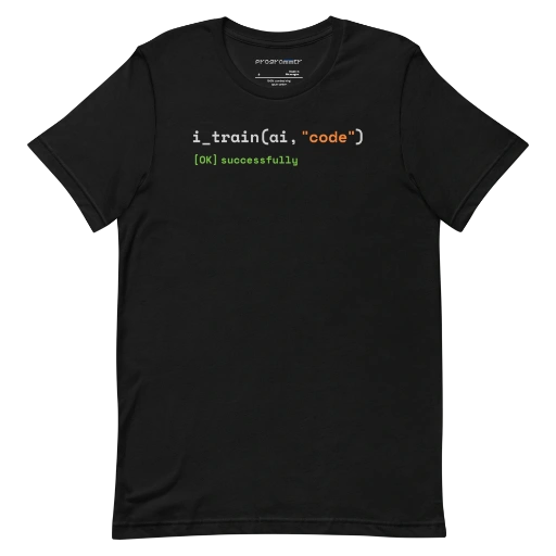 Picture of I Train Ai To Code Shirt
