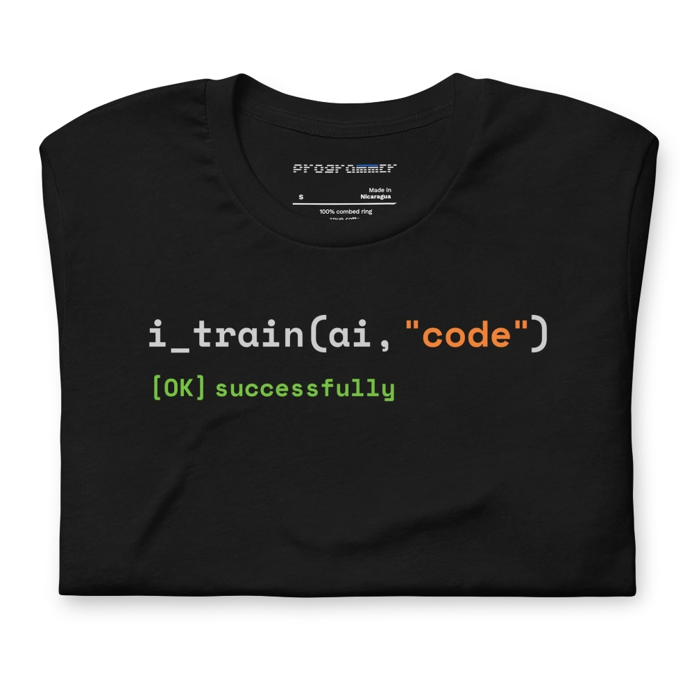 Picture of I Train Ai To Code Shirt
