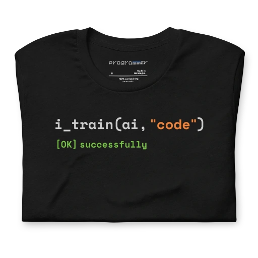 Picture of I Train Ai To Code Shirt