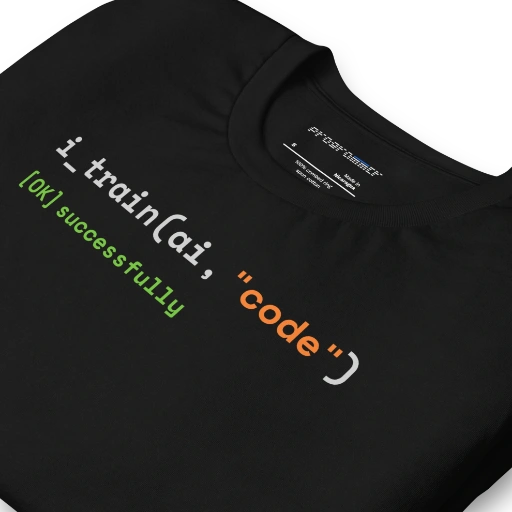 Picture of I Train Ai To Code Shirt