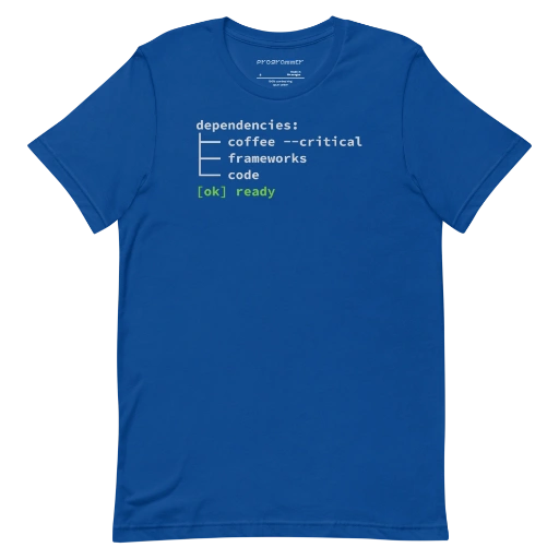 Picture of Coffee Critical Dependency Shirt